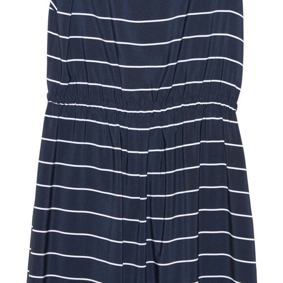 Tommy Hilfiger Blue/Red Sleeveless Long Dress Large - Picture 6 of 7